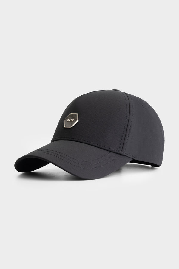 Balr. Hex-Series Ripstop Cap Jet Black