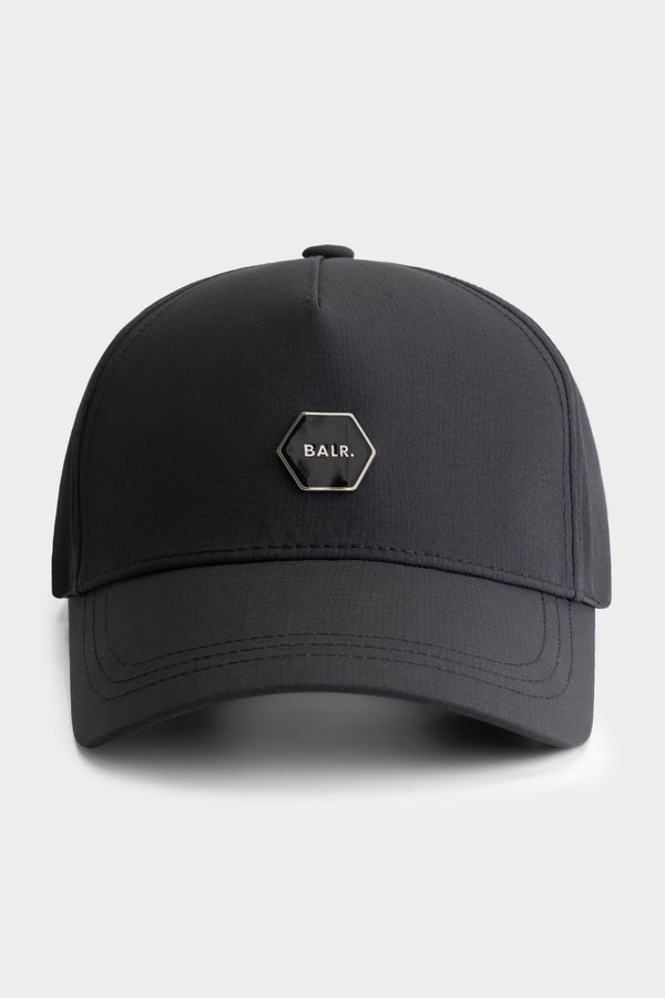 balr. Hex-Series Ripstop Cap Jet Black