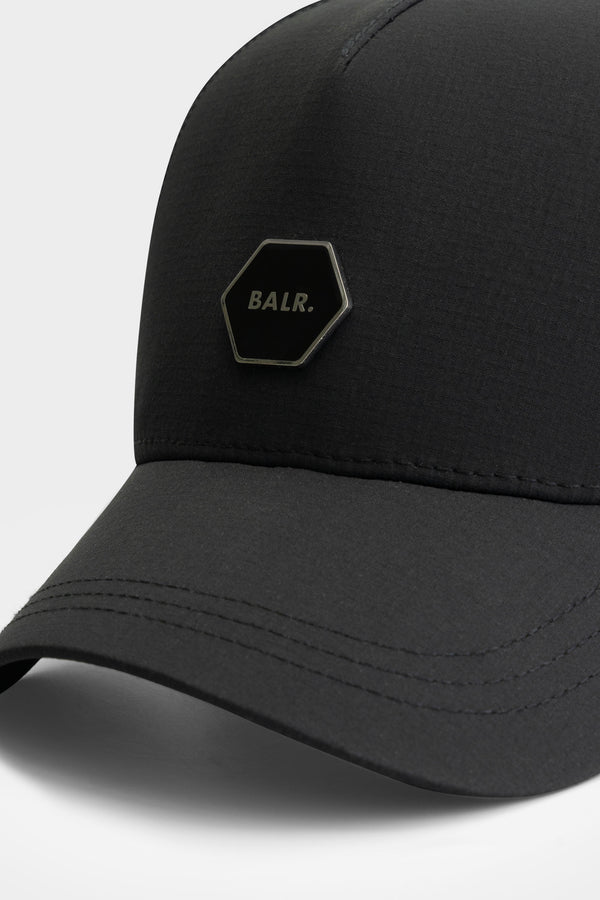Balr. Hexline Badge Classic Cap Jet Black