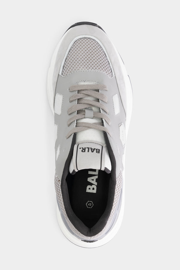 Balr. Hexline Mesh Runner Lt Grey