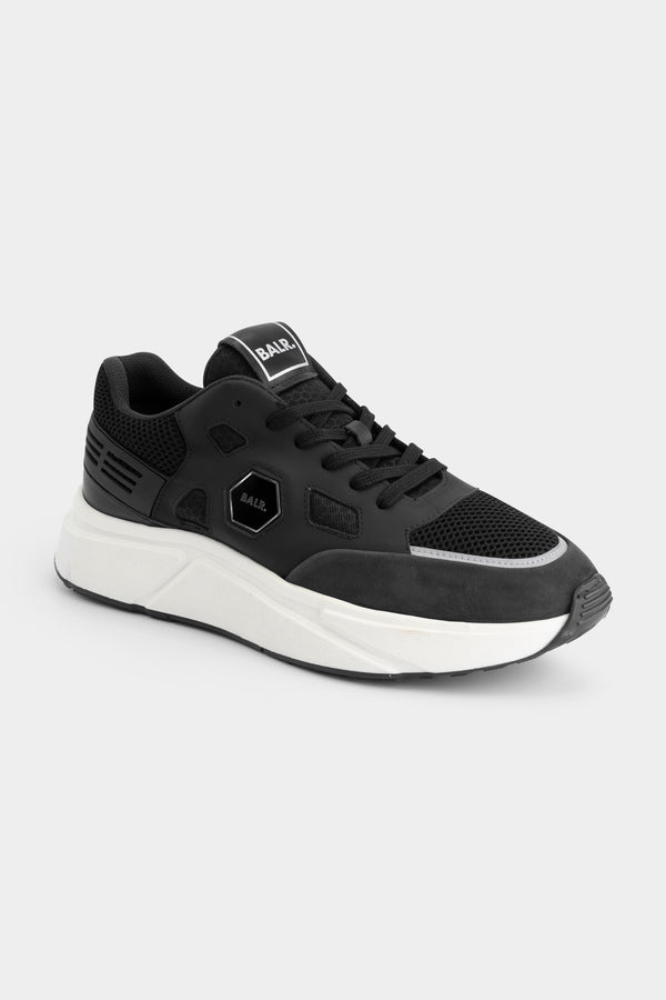 Balr. Hexline Mesh Runner Zwart