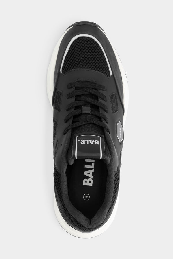 Balr. Hexline Mesh Runner Zwart