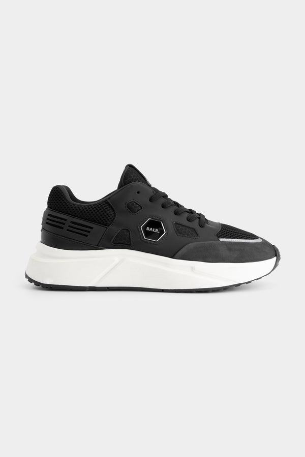 balr. Hexline Mesh Runner Zwart
