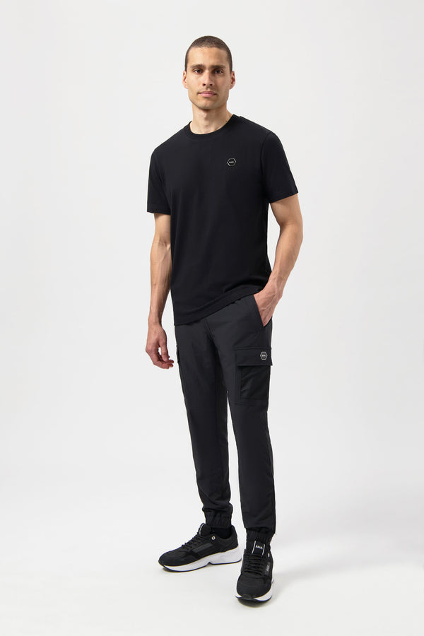 Balr. Hexline Regular Fit T-Shirt Jet Black
