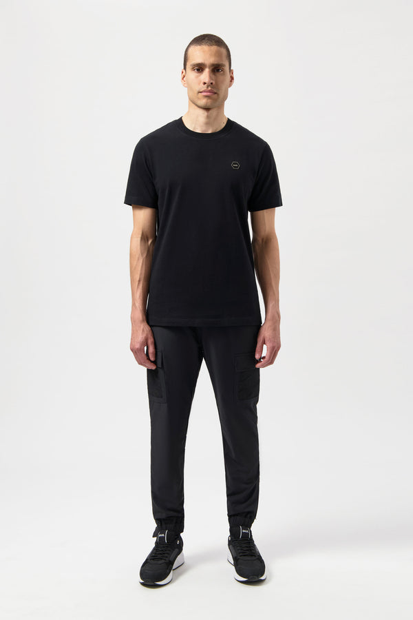Balr. Hexline Regular Fit T-Shirt Jet Black