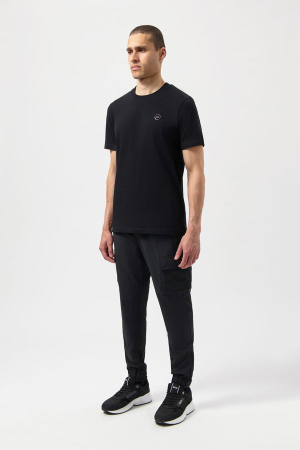Balr. Hexline Regular Fit T-Shirt Jet Black