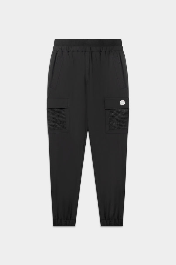 balr. Hexline Regular Fit Track Pants Jet Black