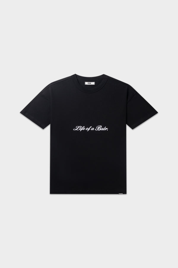balr. Identity Box T-Shirt Jet Black