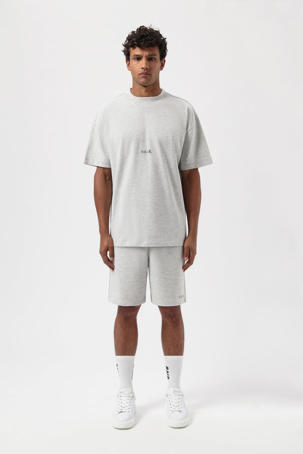 Balr. Logo Box T-Shirt Lt Grey Melange