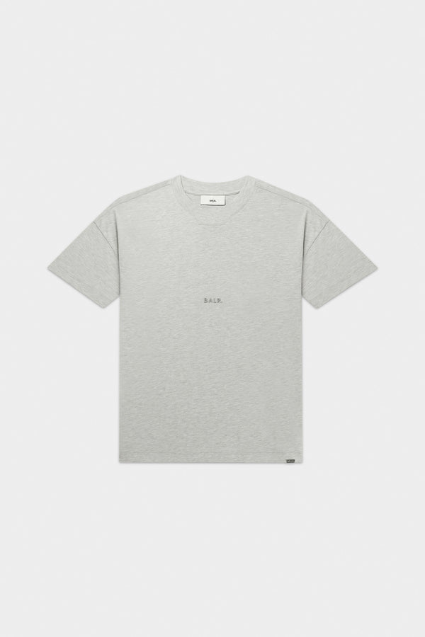 balr. Logo Box T-Shirt Lt Grey Melange