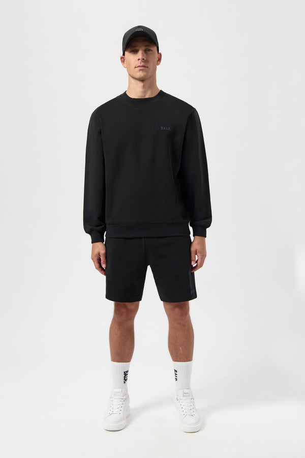 Balr. Logo Crewneck Jet Black
