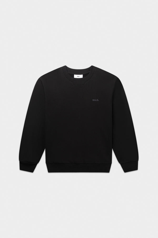 balr. Logo Crewneck Jet Black