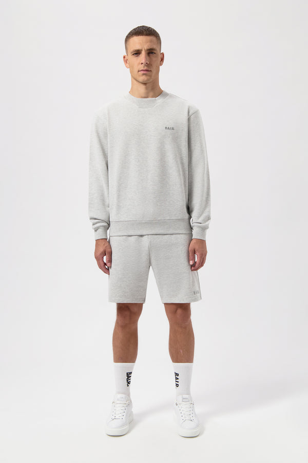 Balr. Logo Crewneck Lt Grey Melange