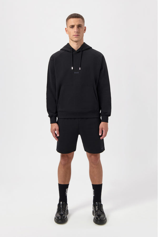 Balr. Logo Hoodie Jet Black