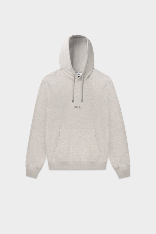 balr. Logo Hoodie Lt Grey Melange