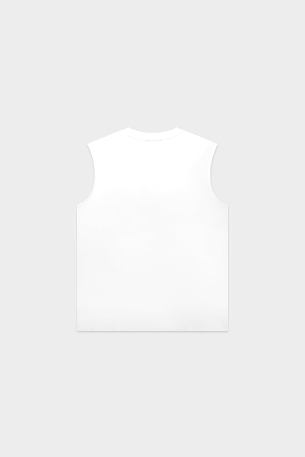 Balr. Logo Oversized Tanktop Bright White
