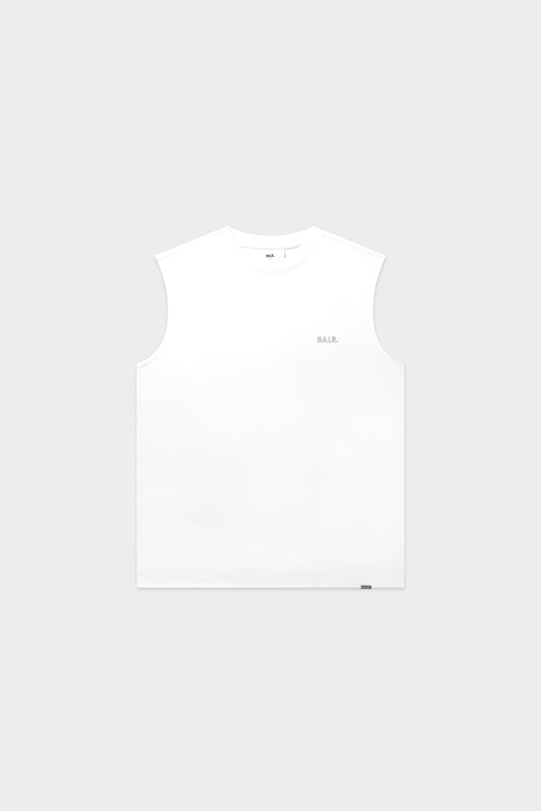 balr. Logo Oversized Tanktop Bright White