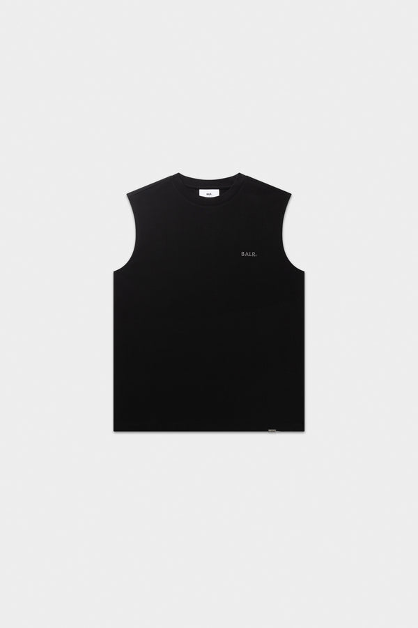 balr. Logo Oversized Tanktop Jet Black