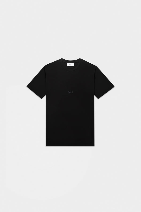balr. Logo Slim T-Shirt Jet Black