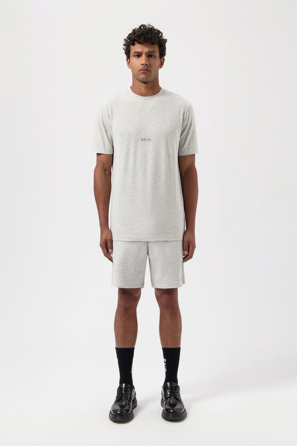 Balr. Logo Slim T-Shirt Lt Grey Melange
