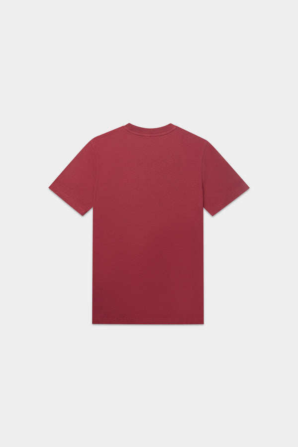 Balr. BALR. Monogram Embro Regular Fit T-Shirt Tibetian Red