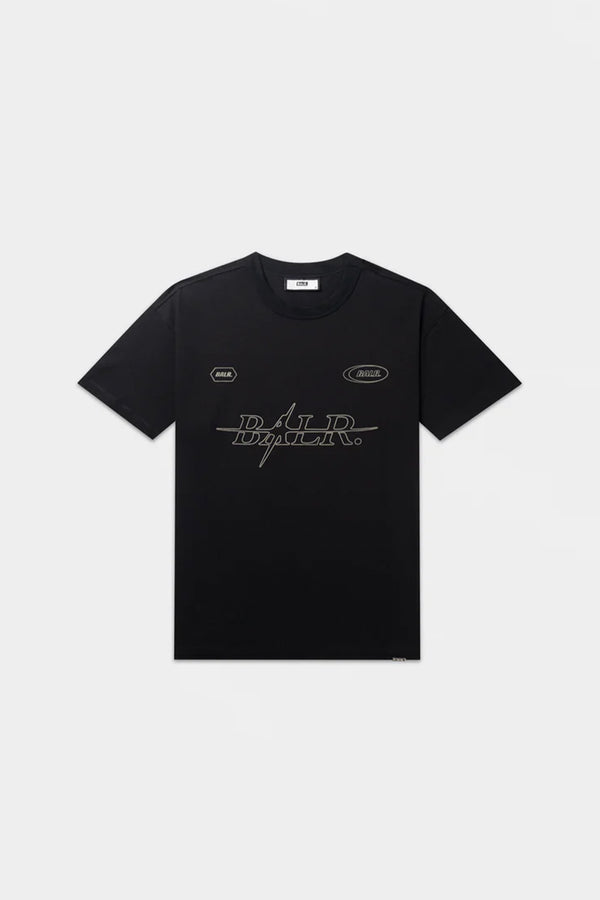 balr. Ping Box T-Shirt Jet Black