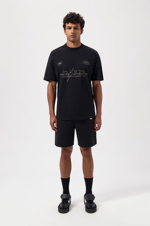 Balr. Ping Box T-Shirt Jet Black