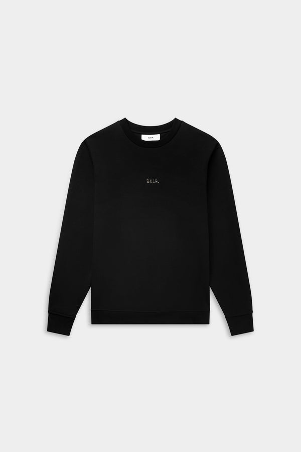 balr. Q-Series Regular Fit Crewneck Jet Black