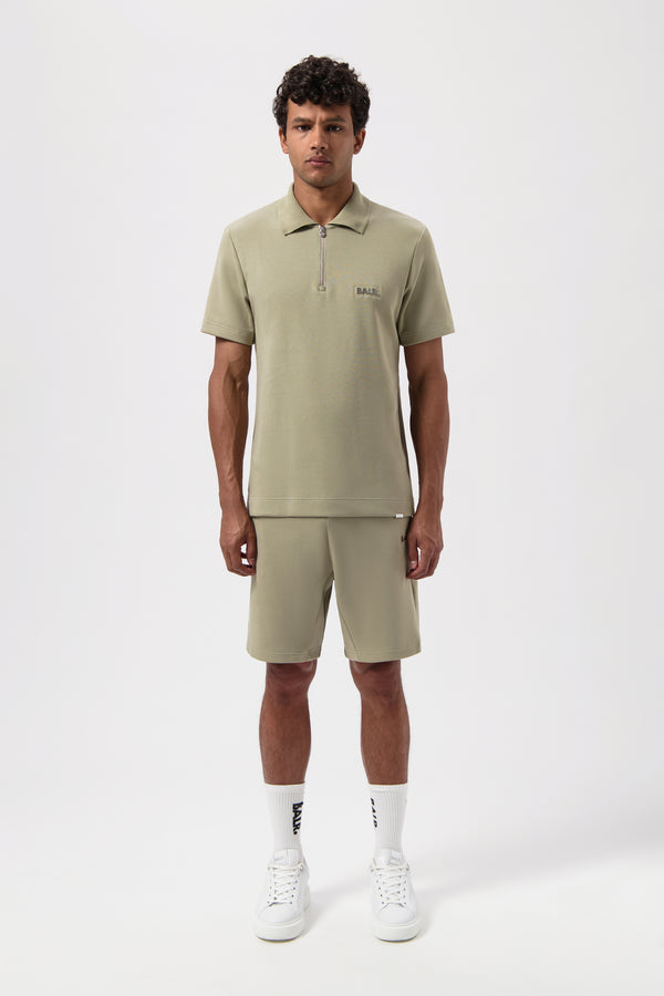 Balr. Q-Series Regular Fit Polo Shirt Seneca Grey