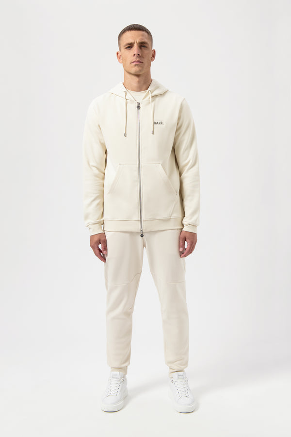 Balr. Q-Series Regular Fit Zip Hoodie White Swan