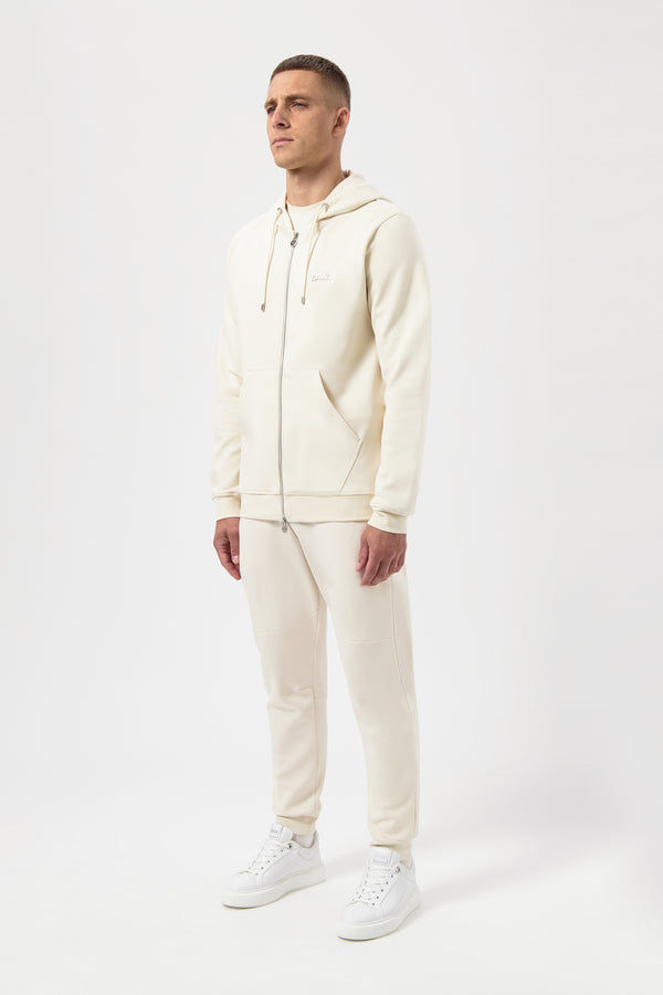 Balr. Q-Series Regular Fit Zip Hoodie White Swan