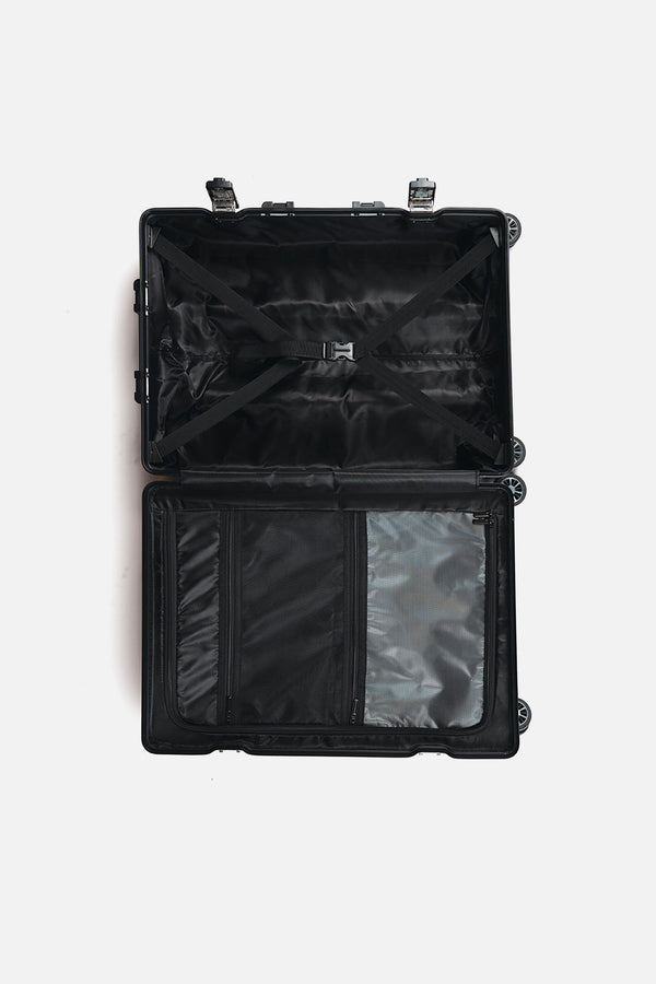 Balr. Romeo Embossed Hexagon Suitcase M Jet Black