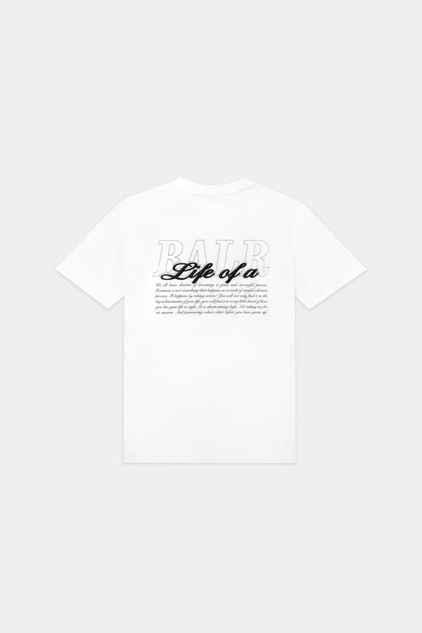 Balr. Script T-Shirt Bright White