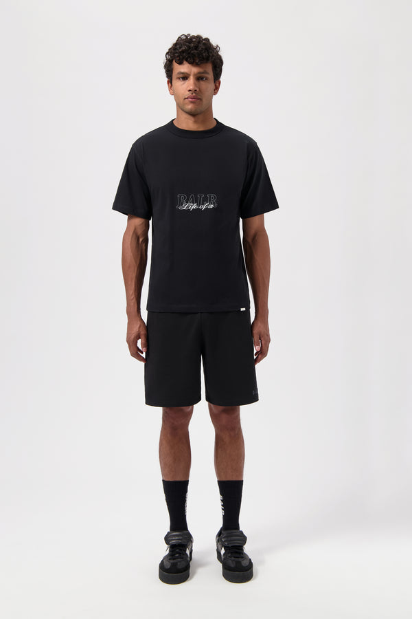Balr. Script T-Shirt Jet Black