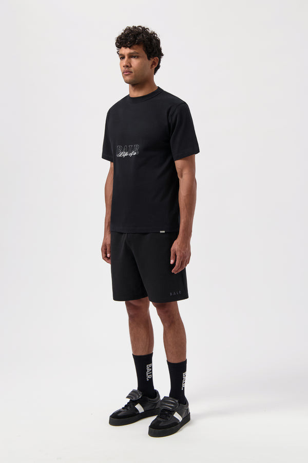 Balr. Script T-Shirt Jet Black