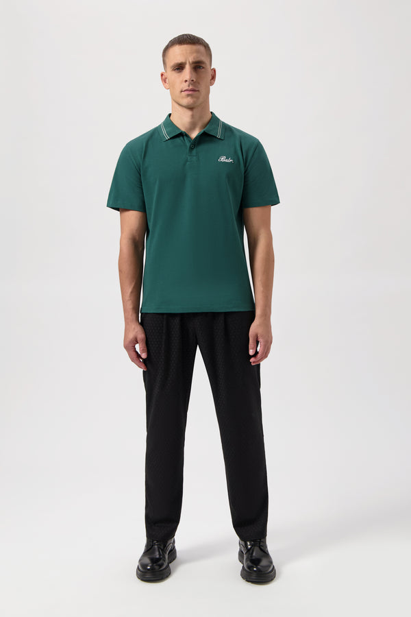 Balr. Tape Polo Botanical Green