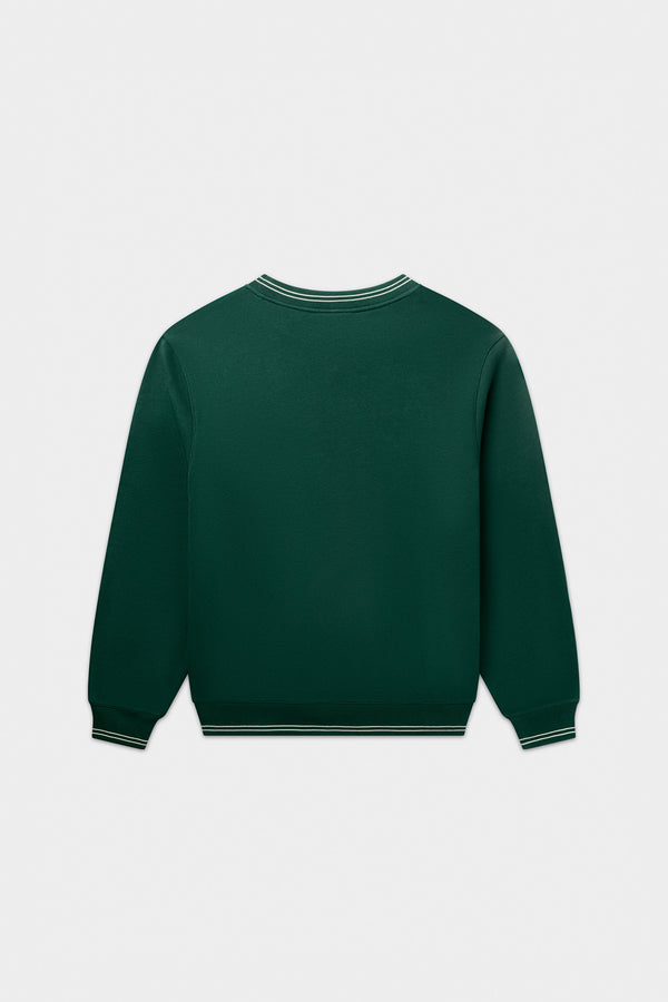 Balr. Tape Striped Crewneck Botanical Green