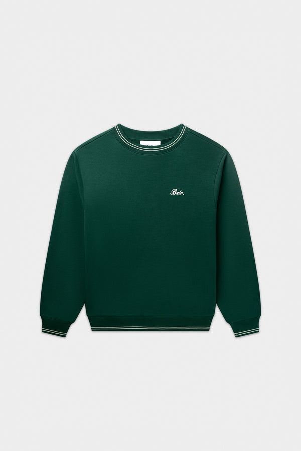 balr. Tape Striped Crewneck Botanical Green