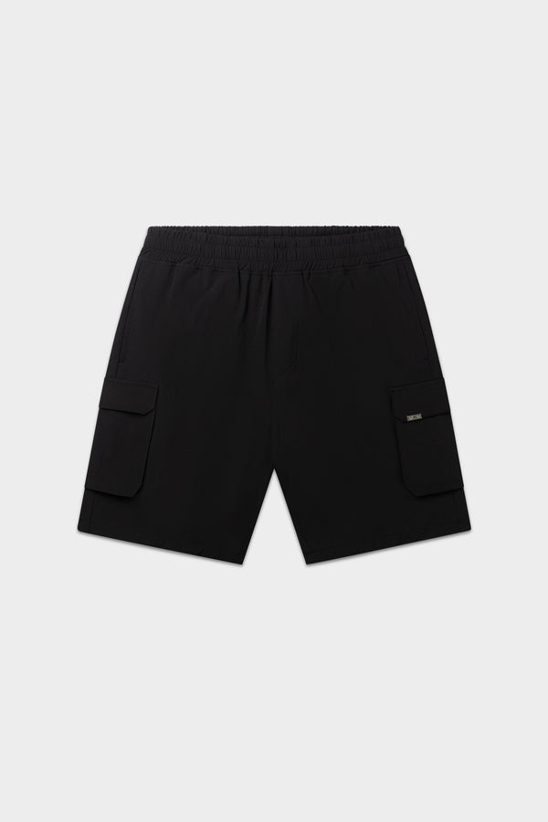 balr. Tech Cargo Shorts Jet Black