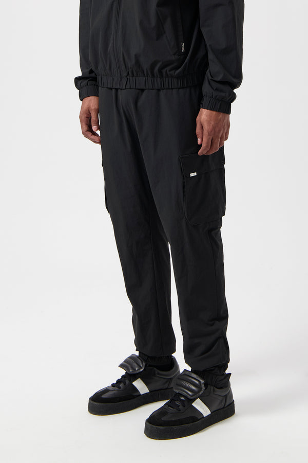 Balr. Tech Cuffed Cargo Broek Jet Black