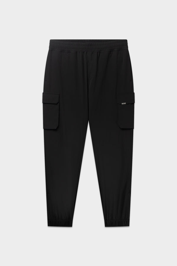 balr. Tech Cuffed Cargo Broek Jet Black