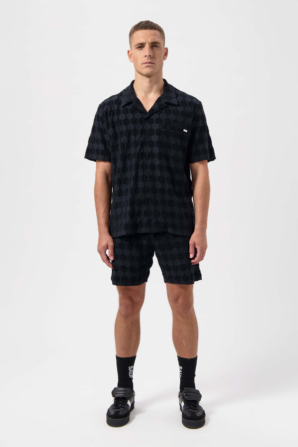 Balr. Terry Box Shirt Jet Black