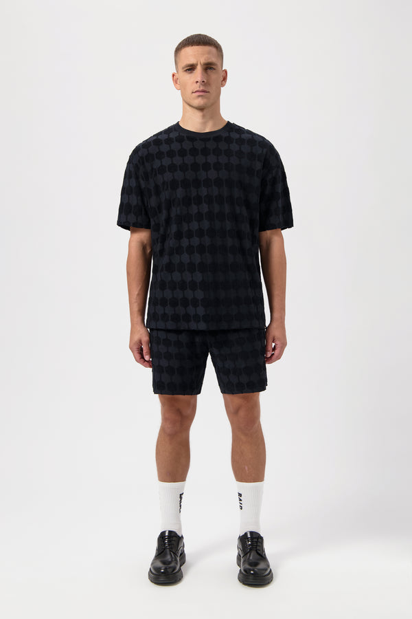 Balr. Terry Box T-Shirt Jet Black