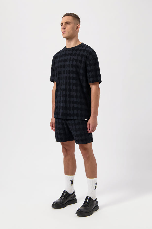 Balr. Terry Box T-Shirt Jet Black