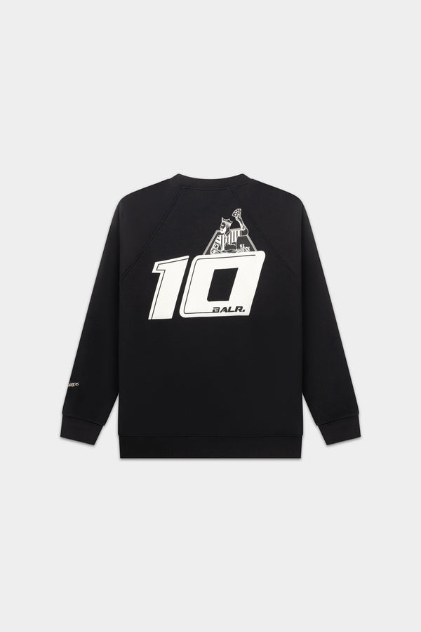Balr. The Club Box Fit Crewneck Jet Black