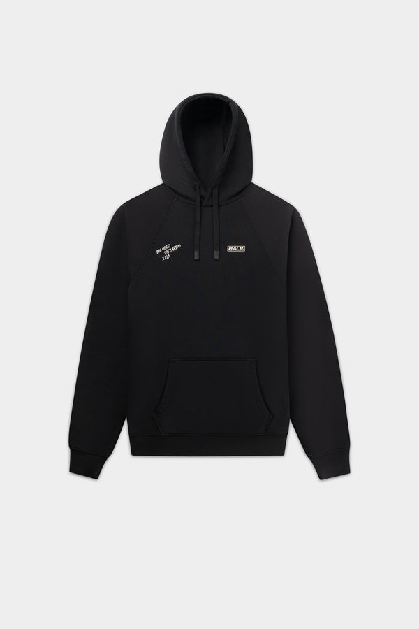 balr. The Club Box Fit Hoodie Jet Black