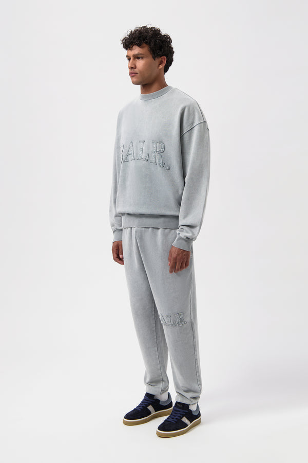 Balr. Urban Washed Box Crewneck Dove Grey