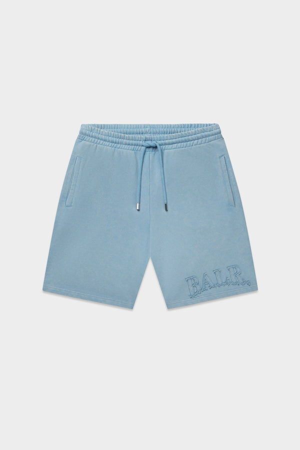 balr. Urban Washed Sweat Shorts Breeze Blue