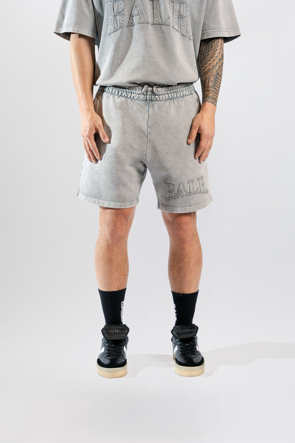 Balr. Urban Washed Sweat Shorts Dove Grey