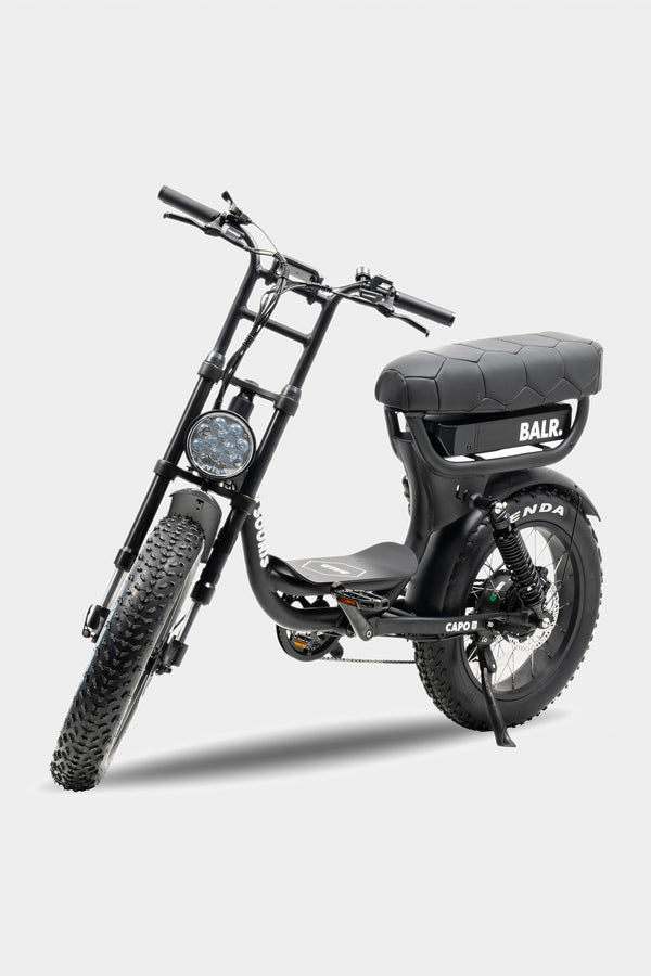 balr. BALR. x la souris fatbike don souris premium mat zwart